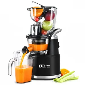 Cold Press Juicer, Slow Masticating Juicer for Fruits & Vegetables, High Juice Yield, Easy Clean, BPA-Free, Quiet Motor, Healthy Fresh Juice Maker for Home Use