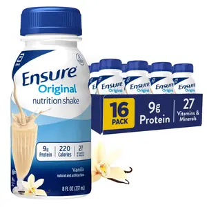 Ensure Original Nutrition Shake, 9g Protein, Vanilla, 8 fl oz - 16 Pack