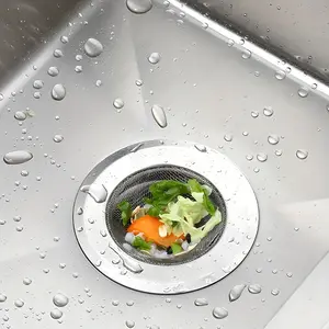 1pc Stainless Steel Sink Strainer for Kitchen and Bathroom - Prevents Clogs and Protects Pipes