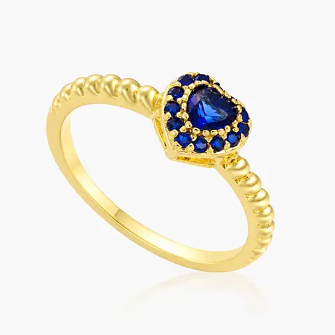 EVRY JEWELS Gold or Silver Plated Women's Hypoallergenic Cupid Ring