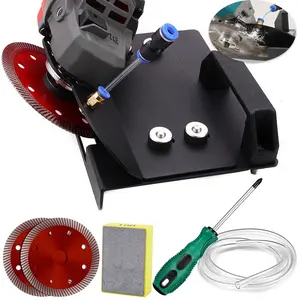Tile Chamfering Machine Set, 45 Degree Corner Grinding Tool Kit, Small Electric Chamferer, Diamond Abrasives, Tile Cutting Blades, Power Tool