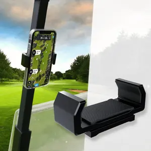 Magnetic Golf Cart Phone Holder Mount – Slim Premium Metal Golf Phone Holder – Universal Fit – 360° Rotation – Magnetic Phone Holder for Golf Cart Phone Mount – Phone Caddy Accessory