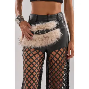 IN THE SNOW FAUX FUR BELT