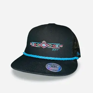 Neon Night Red Rope Threads Rope Hat