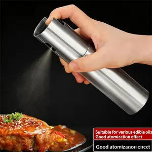100ml Glass spray bottle for spraying olive oil, barbecue seasoning, portable, leak-proof kitchen oil bottle