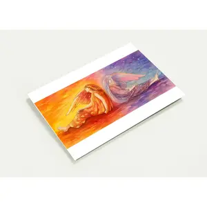 Sacred Angels Pack of 10 Greeting Cards (US & CA) with Standard Envelopes