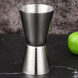 1 double-capacity mixing and stirring device - cocktail shaker, featuring precise measurement function, with durable design, suitable for bartenders, home bars and kitchen utensils.