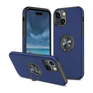 Entronix Case Compatible with iPhone 14 Plus - 360º Circular Ring Gripstand