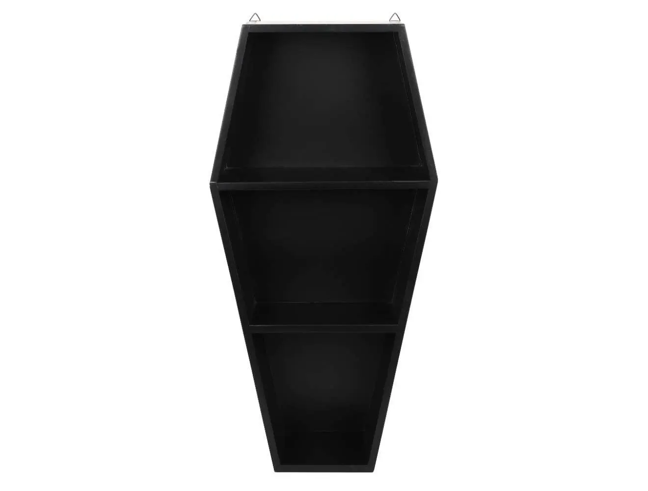 Gothic Halloween Coffin Shaped Wall Shelf