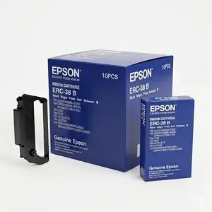 Epson ERC-38B Original Dot Matrix Ribbon Cartridge - Black - 10 / Box