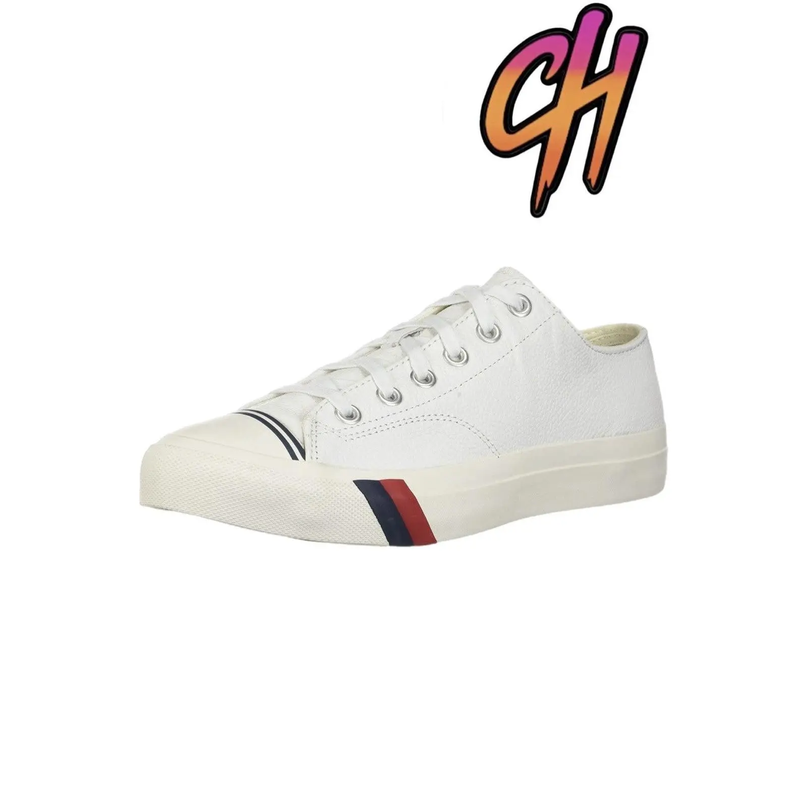 Pro-Keds Royal Lo Lace Up White Leather Shoes Sneaker