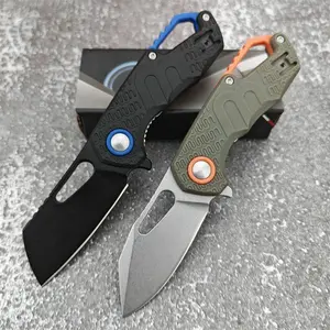 Small F0332 Outdoor 8Cr13Mov Steel Durable Folding Knife with Pocket Clip, Portable Tools for Outdoor Camping Fishing Daily Use