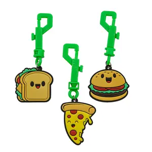 1 3/4" - 2 1/4" Mini Summer Foods Backpack Clips - 12 Pc.
