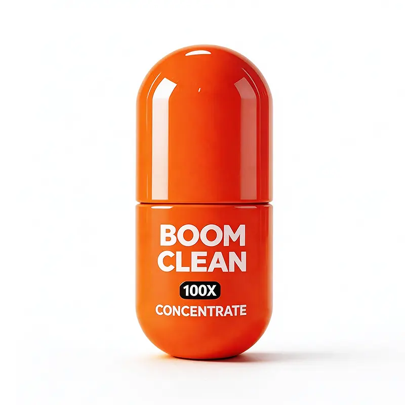BOOM CLEAN 100X Super Concentrated Floor Cleaner, 250ml Non-Toxic Lily Fragrance Solution, Kid-Pet Friendly Multi-Surface Household Mopping Liquid