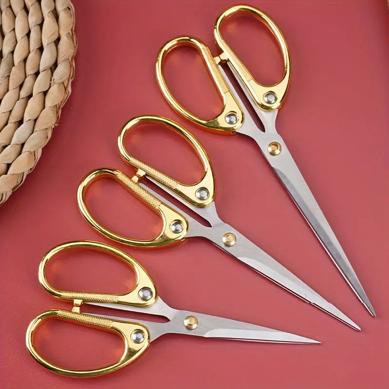 3pcs Stainless Steel Office Scissors, Super Sharp Blade Scissors, Suitable for Office Home School Sewing Cloth Craft Supplies Multi-Functional Scissors,Halloween,Christmas gifts,Party gifts