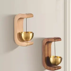 Door Bell Wind Chime Reminder, Vintage Door Bell, Magnetic Doorbell with Sound Alert, Home Security Alarm, Easy Install, Perfect for Entryway