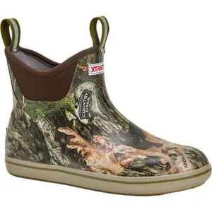 XTRATUF Men's 6-inch Mossy Oak Ankle Deck Boot