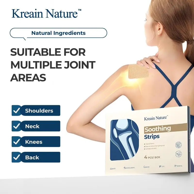 Kreain Nature 3 Soothing Strips, suitable for exercise and daily comfort use