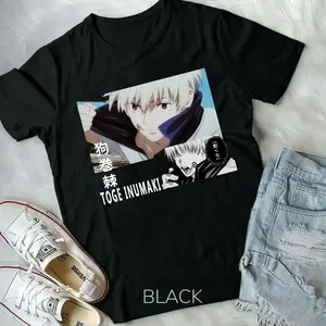 Inumaki Toge Unisex T-shirt,jujutsu Kaisen Megumi Fushiguro,satoru Gojo,anime