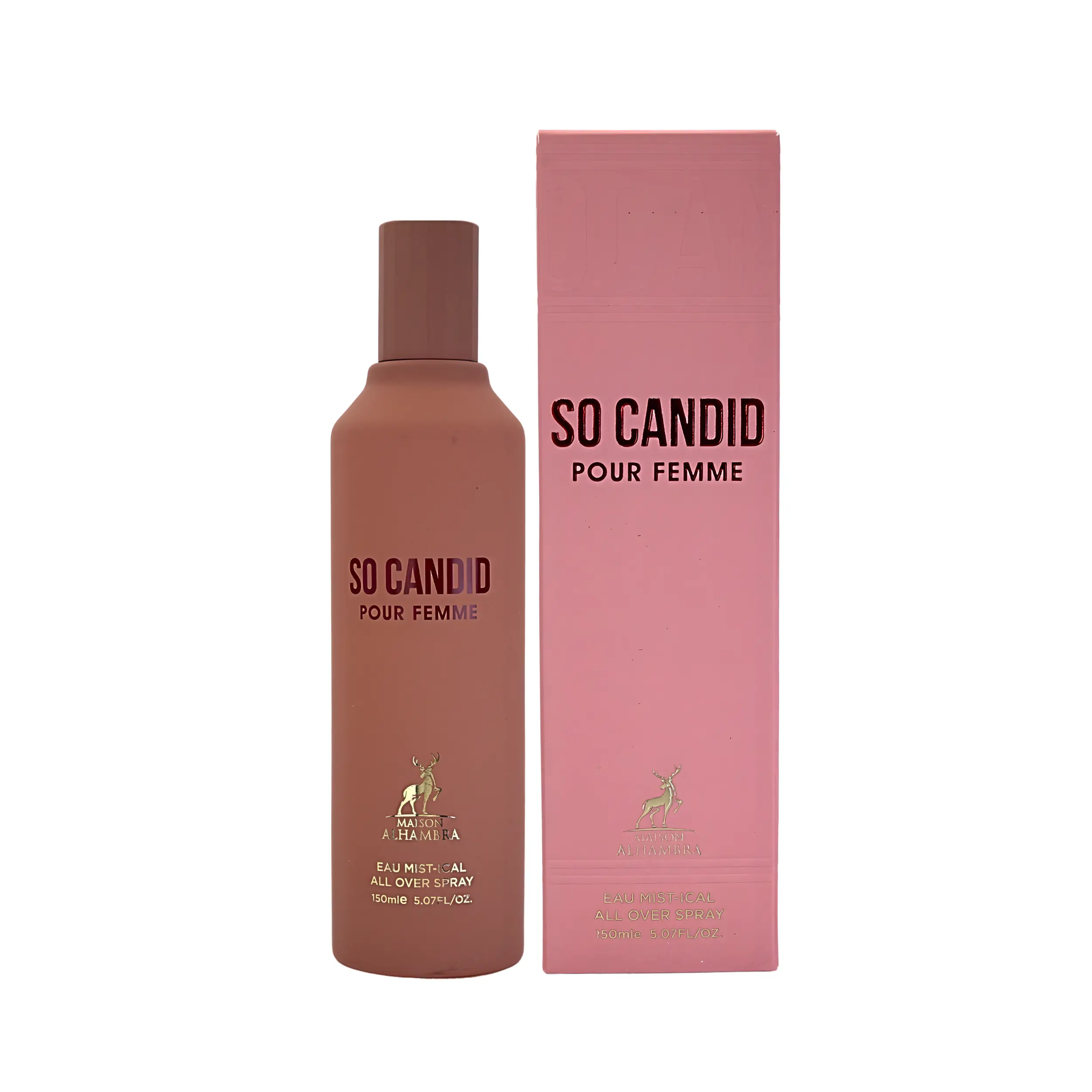 MAISON ALHAMBRA So Candid All Over Spray, Luxury Floral Body Mist for Women, Light Fragrance for Body and Hair - 5.07 fl oz / 150ml, Body Mists, Floral Fragrance Spray