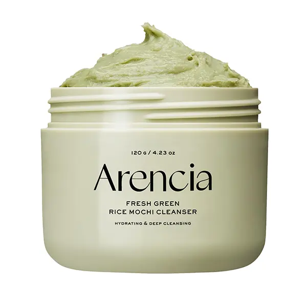 [ARENCIA] Korean Green Rice Mochi Face Cleanser - Face Mask, Foaming Cleanser, Gentle Scrub All in One - Deep Cleansing, Moisturizing, Pore Minimizing, Removing Blackhead- with Rice Water & Green Tea, Mugwort