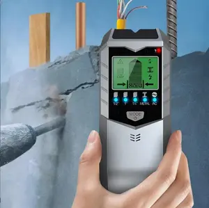 Stud Finder Wall Scanner, Upgraded 5 in 1 Electronic Metal Wood AC Wire Detector with Smart Sensor, LCD Display &Audible Alarm,Stud Beam Finders for the Center and Edge of Stud Metal Joist Pipe