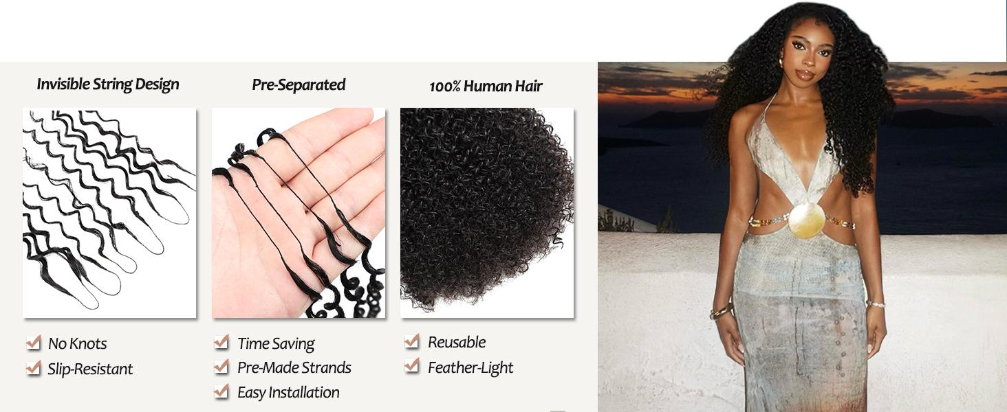 Burmese Curly natural end Crochet Hair  Crochet hair for Women Natural Black  Braiding hair, 100% human hair Crochet Braid Burmese Curly natural end  Crochet hair Extensions