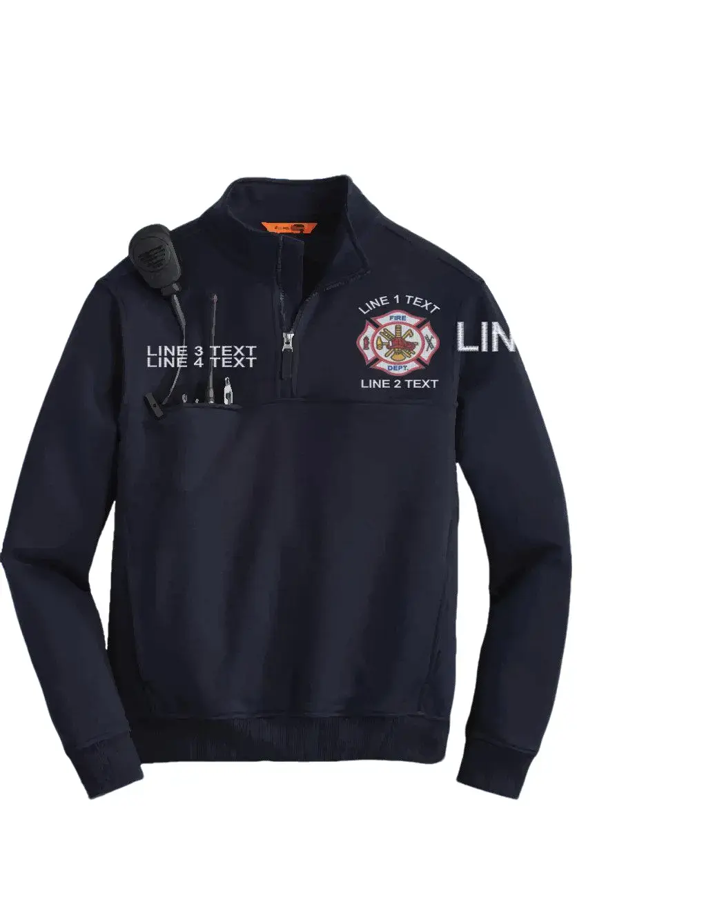 Fire Department Work Shirt Personalized Embroidered Job Shirt with Your Department Name FD Uniform