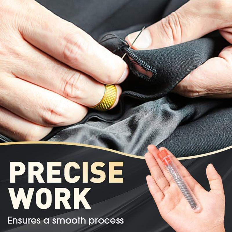 34 piece portable hand sewing set, containing 34 large eye steel needles and thread sets, suitable for manual repair and DIY production, suitable for beginners and experienced handicraft enthusiasts, and a practical gift for elders.