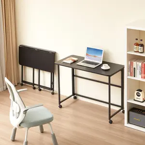 Folding Desk Small Foldable Desk for Small Space,   Writing Computer Desk in Study, Home Office Foldable Office Desk for Bedroom