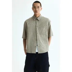 H&M Relaxed Fit Short-sleeved cotton shirt
