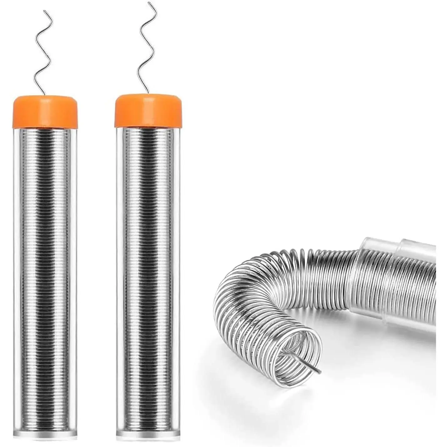 2Pcs Solder Wire,1mm Diameter Rosin Core Solder for Electronic Electrical Soldering Components Repair(Net 20g),