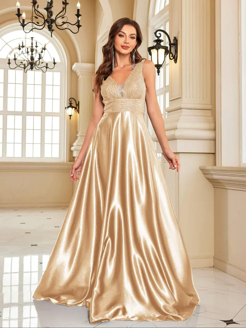 gold masquerade dress - TikTok Shop