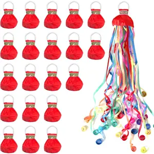20Pack Streamers Popper Hand Throw Streamers No Mess Confetti Magic Paper Cracker for Celebration Birthday Propose Engagement Wedding Graduation Party Favors