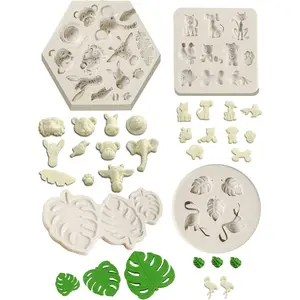 Adorable Animal Silicone Molds - Unleash Your Creativity with these Trendy Animal Chocolate Molds!(Gray)