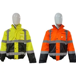 Hi-Viz Waterproof Bomber Jacket