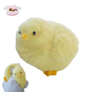 [WenQing Taba Squishy] Handmade Taba Squishiesfurry chickenSquishy Toys stress balls for adults squishy toys anxiety relief items furry chicken，stress balls for kids