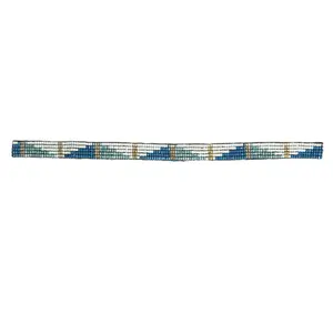 Seed Bead Hat Band - Handmade Headband for Straw and Fedora Hats