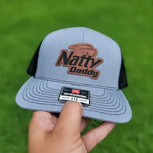 Natty Daddy Leather Patch Hat