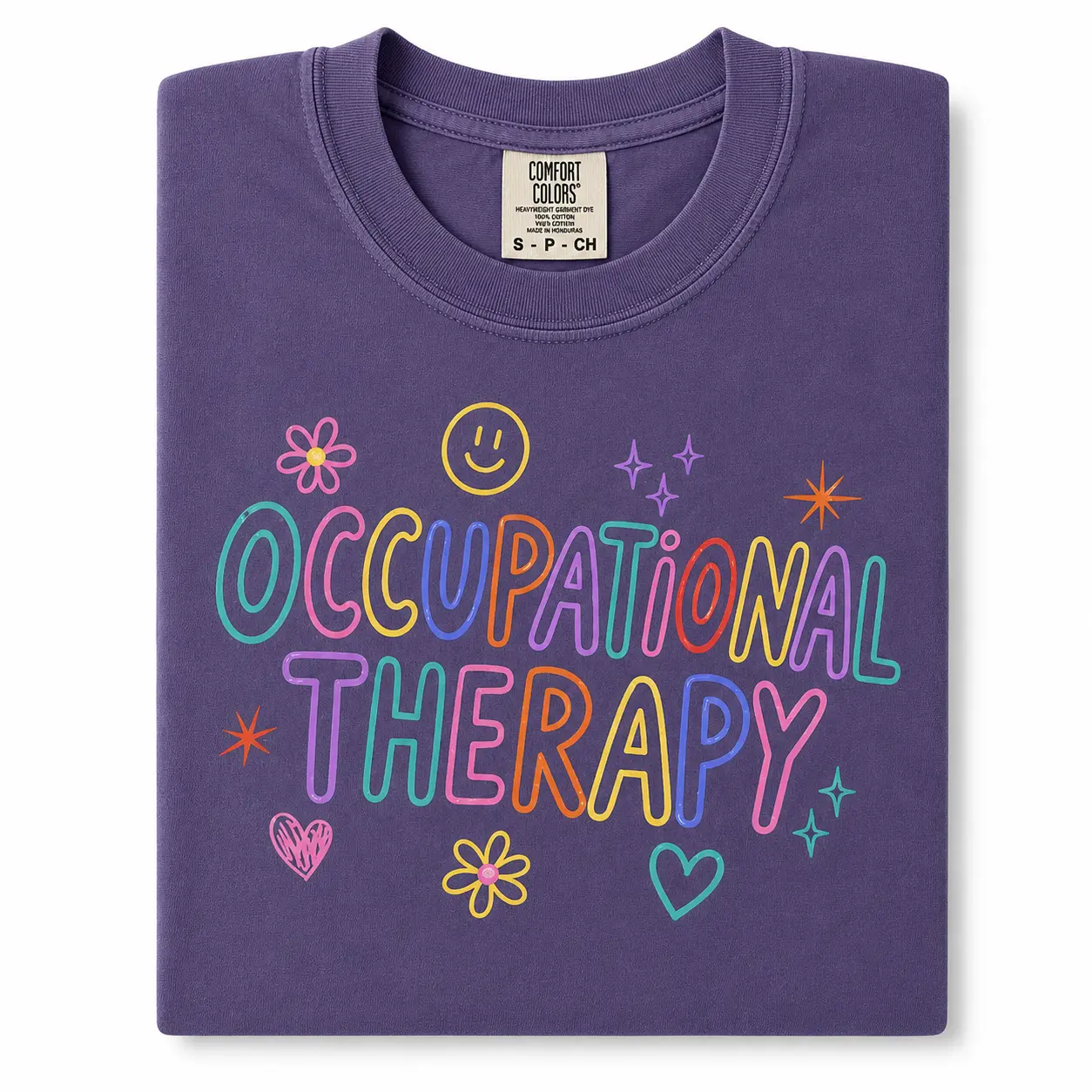 Comfort Colors Occupational Therapist T-shirt, Occupational Therapy Shirt, Pediatric OT Tee, OT Graduation Gift, Occupational Therapist Gift