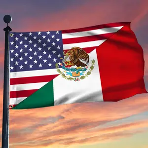 American Mexican Flag Mexican Grommet Flag Flag 3x5ft