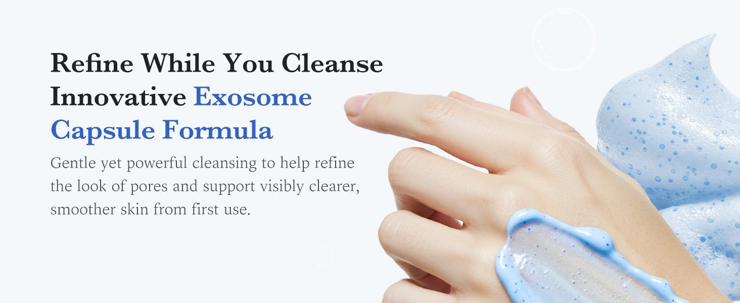 [Official Medicube Partner] Zero Pore Clearing Capsule Cleansing Foam 120g - Daily Gentle Cleanser for Skin Texture, Blackhead & Pore Care, AHA, BHA & PHA for Deep Cleansing