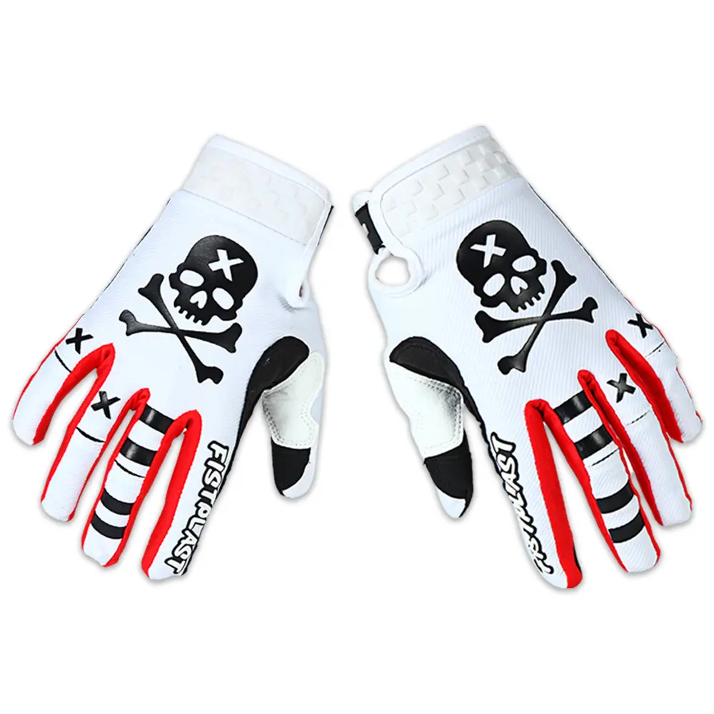 Unisex Full-Finger Touchscreen Motorcycle Gloves, Synthetic Material, Textured Nonslip Grip, Breathable, Knuckle Protection, All-Season Sports Gloves for MTB, Off Road Riding (S-XXL, Vibrant Design)