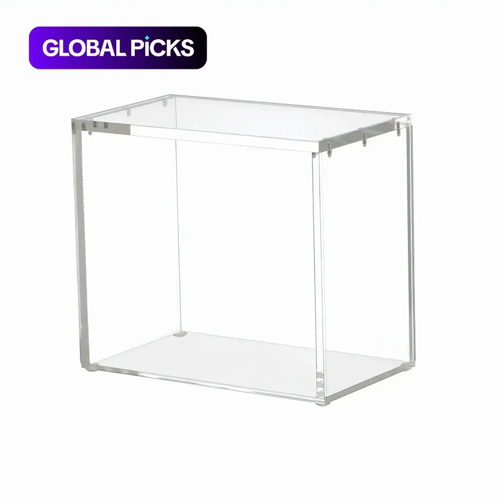 Stackable Transparent Acrylic Display Box, N52 Magnetic Storage Case, Game Card Organizer, Durable Storage Organizer, Dustproof Anime Clear Magnet Box #GLOBAL PICKS