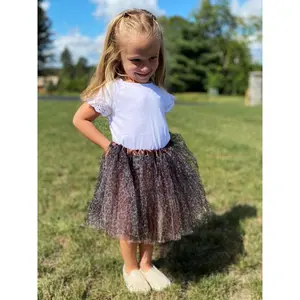 Cheetah Pink Tutu Skirt for Girls – 3-Layer Tulle Ballet, Dance, and Dress-Up Costume Skirt