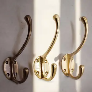 Classic Brass Hat & Coat Hook
