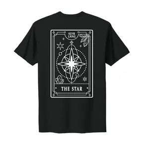 Tarot Card Tshirts with Crystal infused ink! designs infused  with Rose Quartz , Clear Quartz, Moonstone, Citrine , Amethyst or Carnelian infused ink- Graphic T-shirt. Gift for her. Holiday Gift