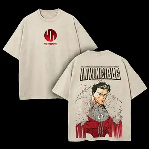 Invincible Printed Unisex Washed T-Shirt1 fathersdaygift