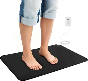 Conductive Grounding Mat – Indoor Earthing Pad for Home & Office, Connect to Ground Port, 11.8 x 23.6 Inch