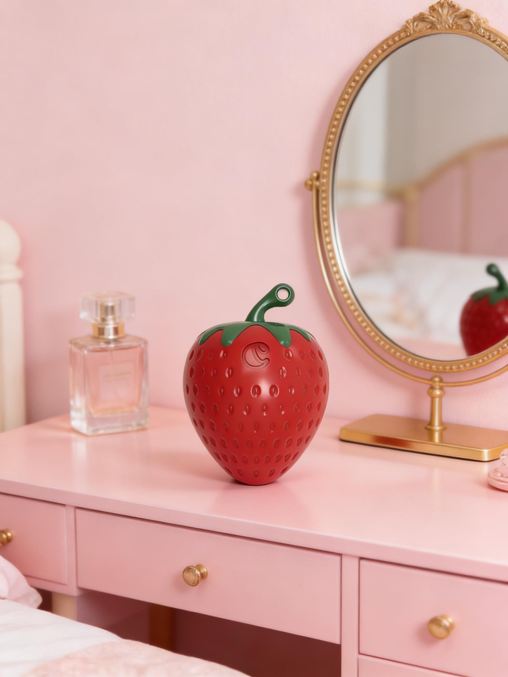 Red Strawberry Lighter | Refillable Butane Lighter (Gas Not Included)